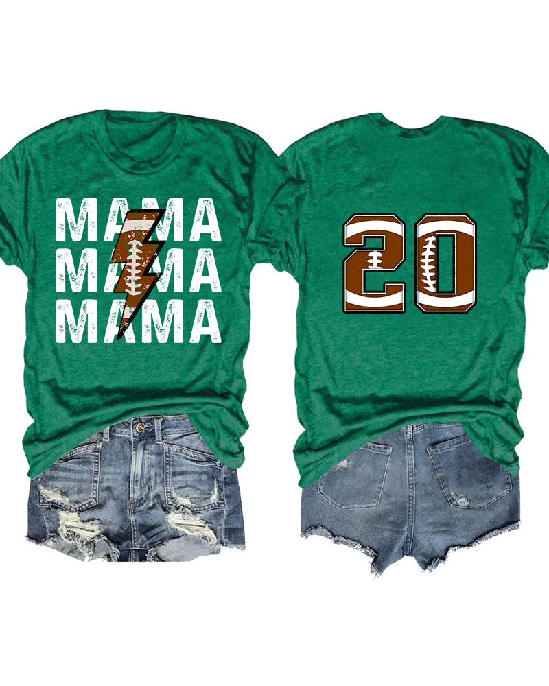 Football Mama Custom T-shirt