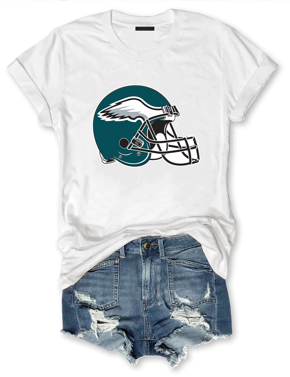 Eagles Helmet Football T-Shirt