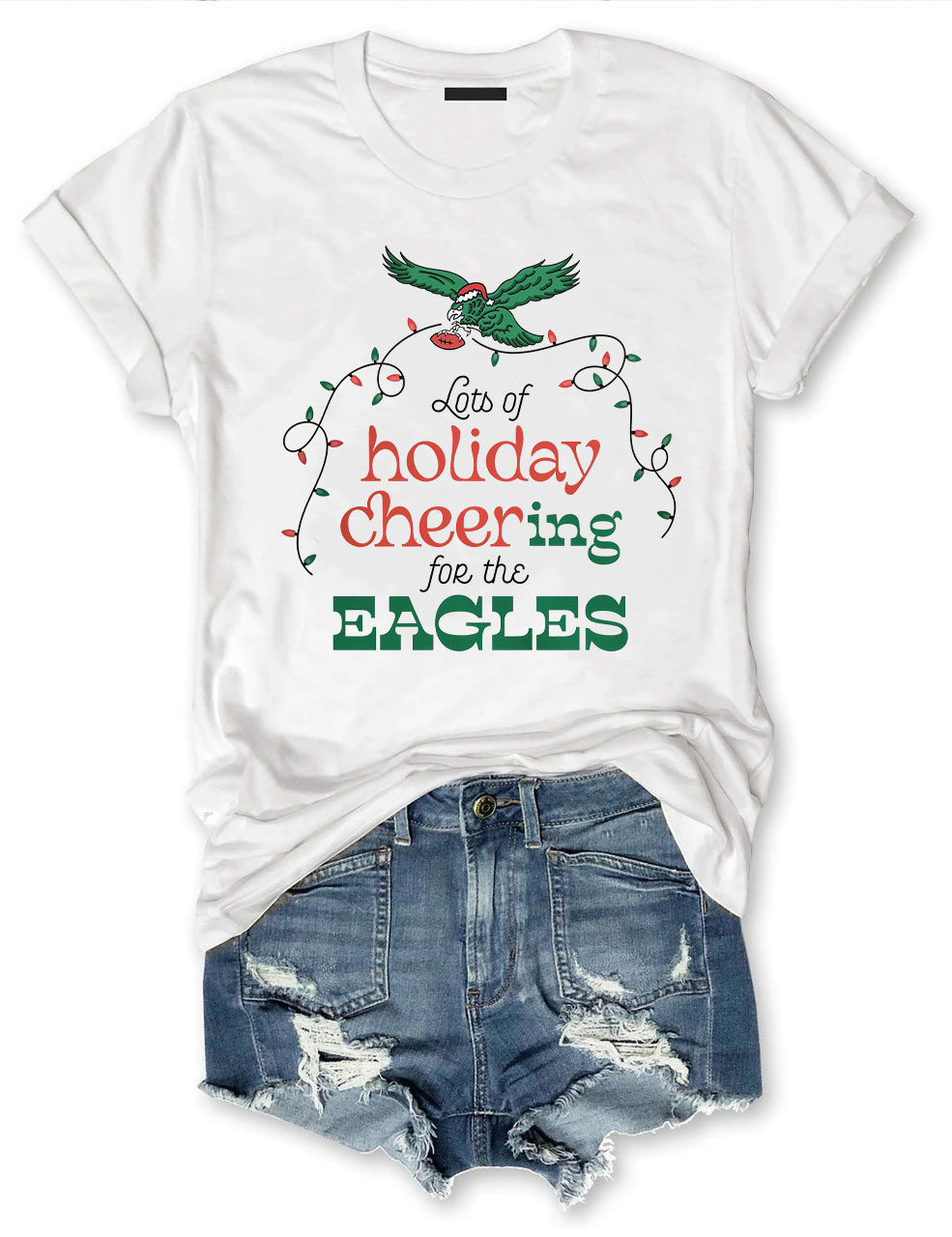 Philadelphia Eagles Holiday Cheer Christmas EaglesT-Shirt