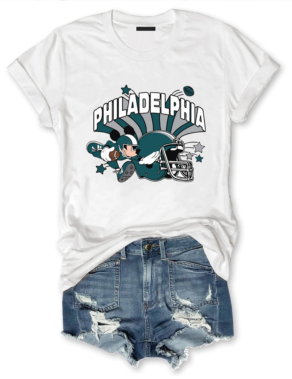Philadelphia Mickey Football T-Shirt