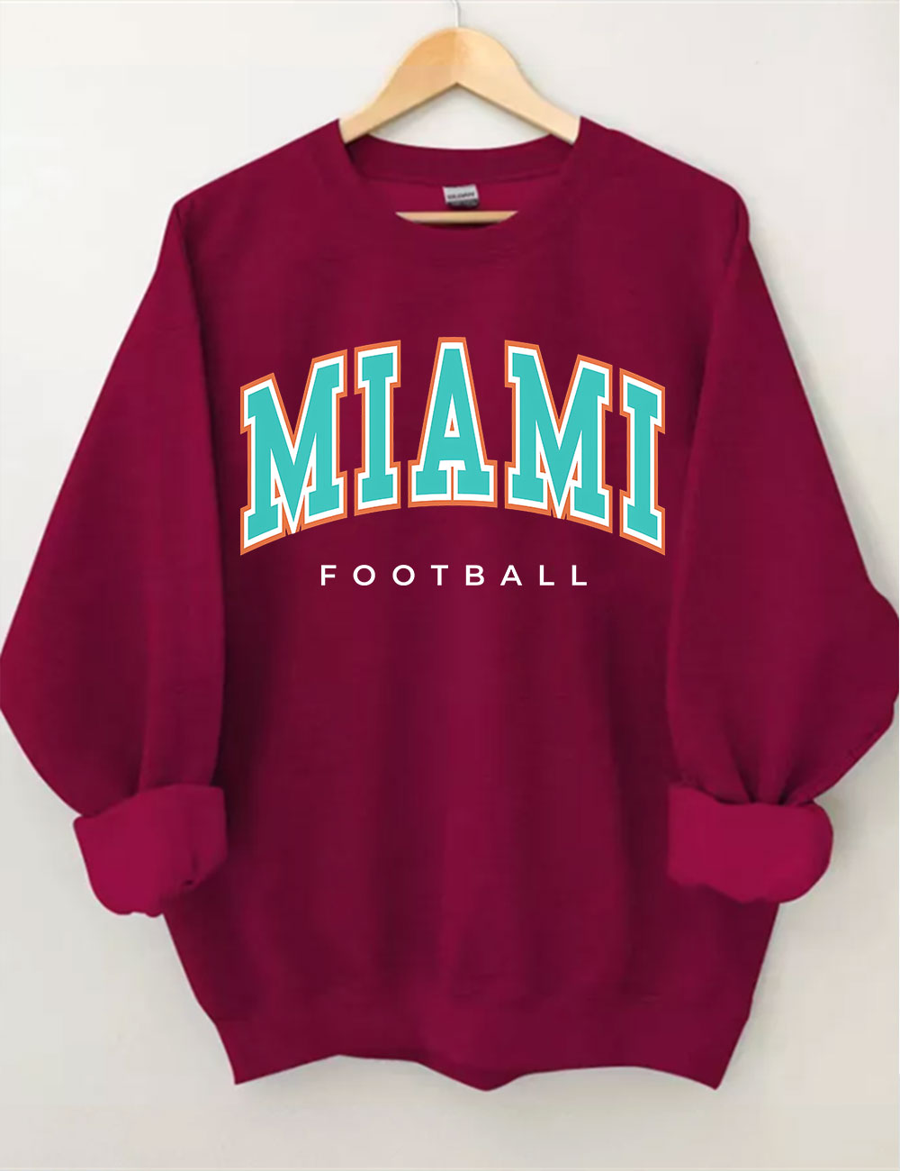 Miami Dolphins Football Sweatshirt