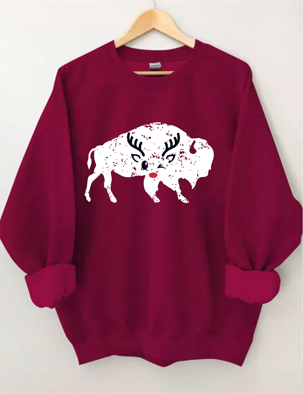 Tis the Season Buffalo Christmas Football Sweatshirt
