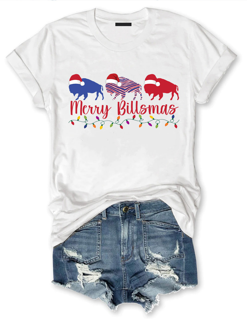 Buffalo Trio Christmas Trees T-Shirt