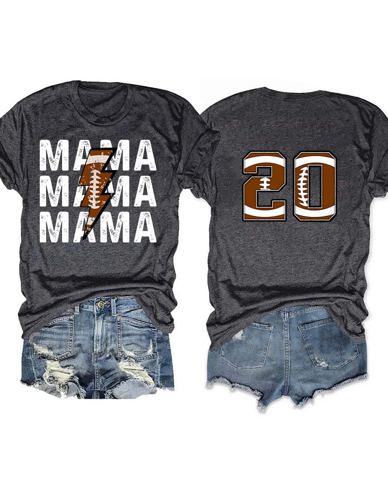 Football Mama Custom T-shirt