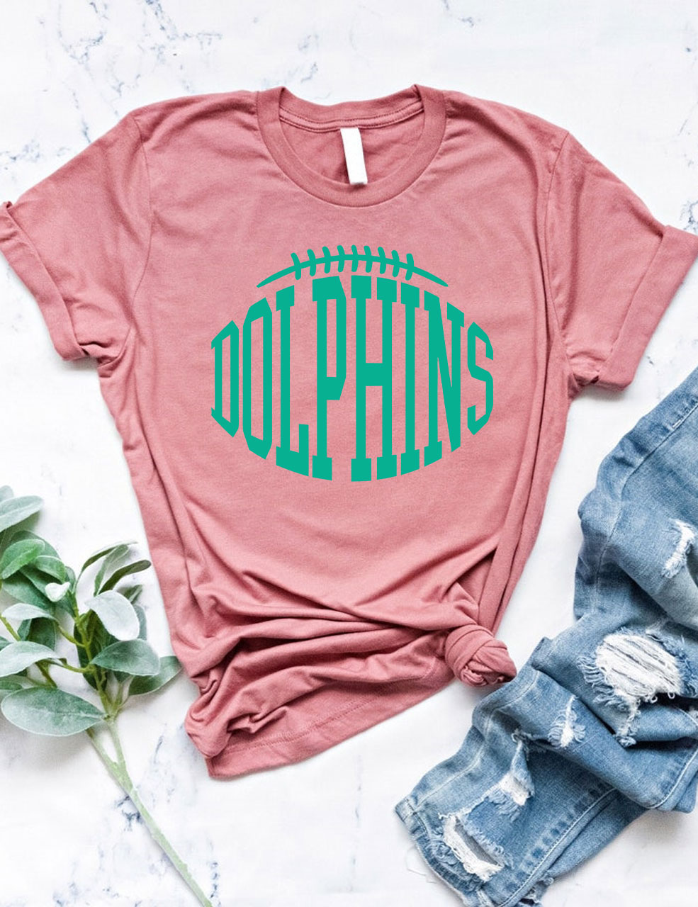 Dolphins Football T-Shirt