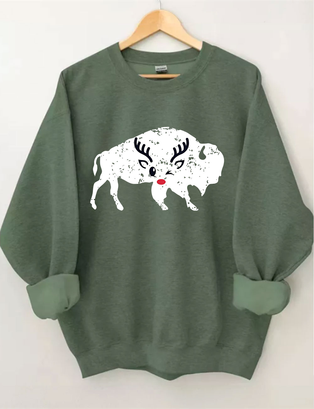 Tis the Season Buffalo Christmas Football Sweatshirt