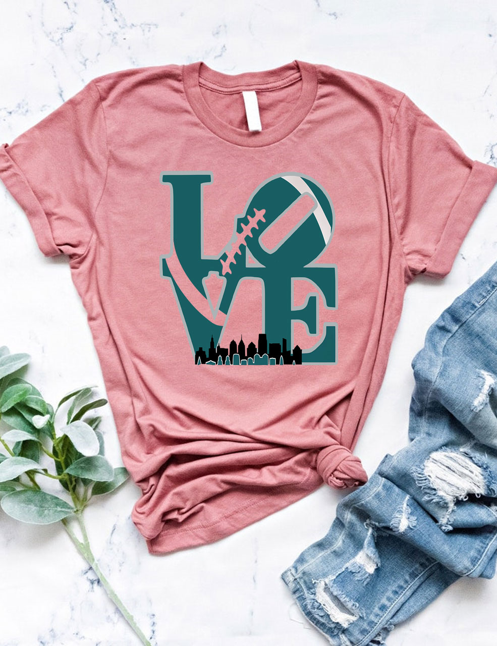 Philly Love Football T-Shirt