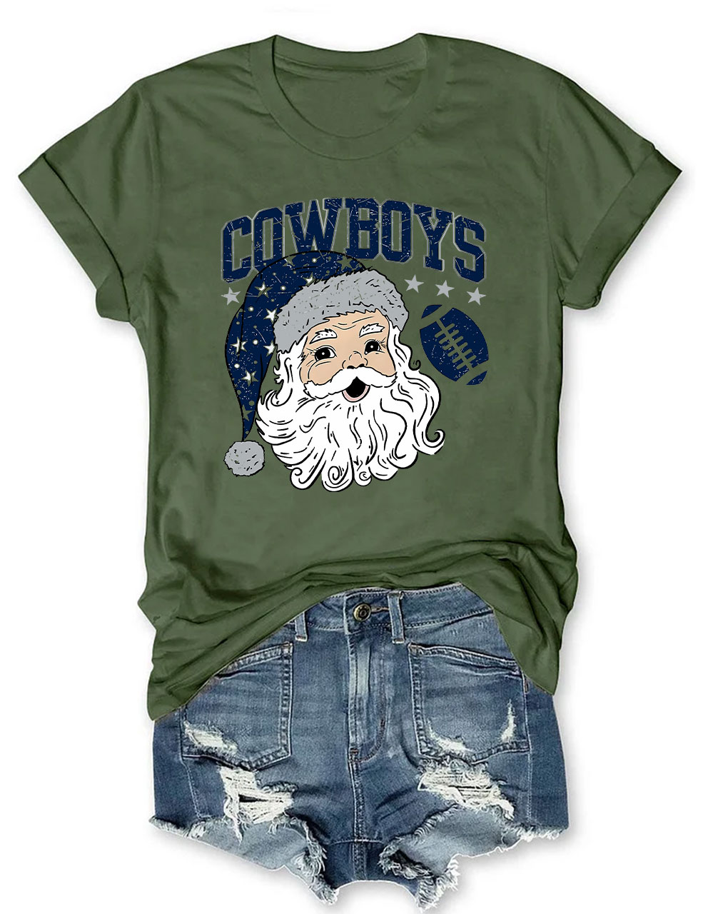 Christmas Dallas Football T-Shirt