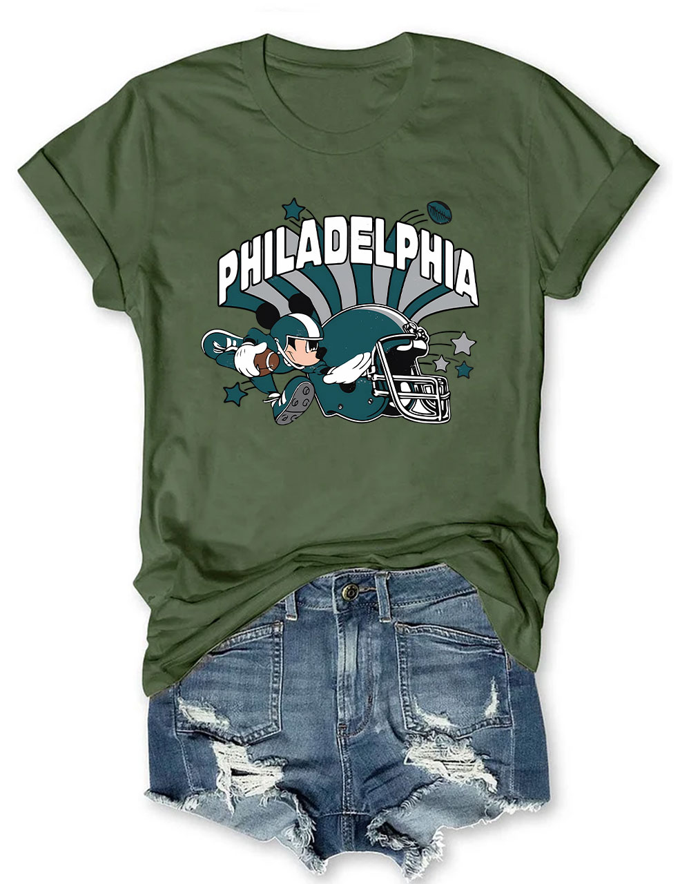 Philadelphia Mickey Football T-Shirt