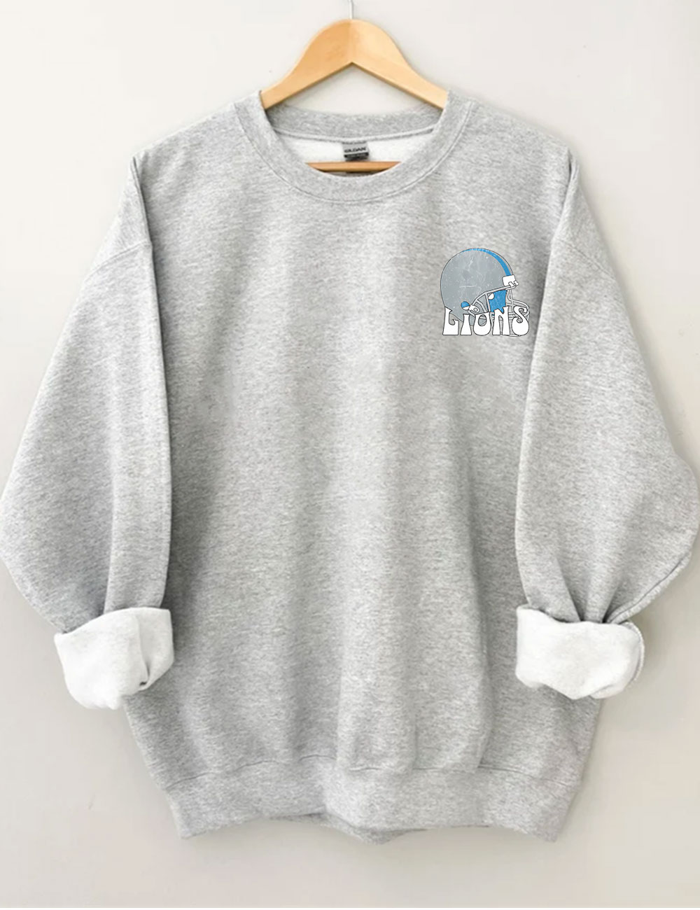 Vintage Detroit Lions Football Sweatshirt