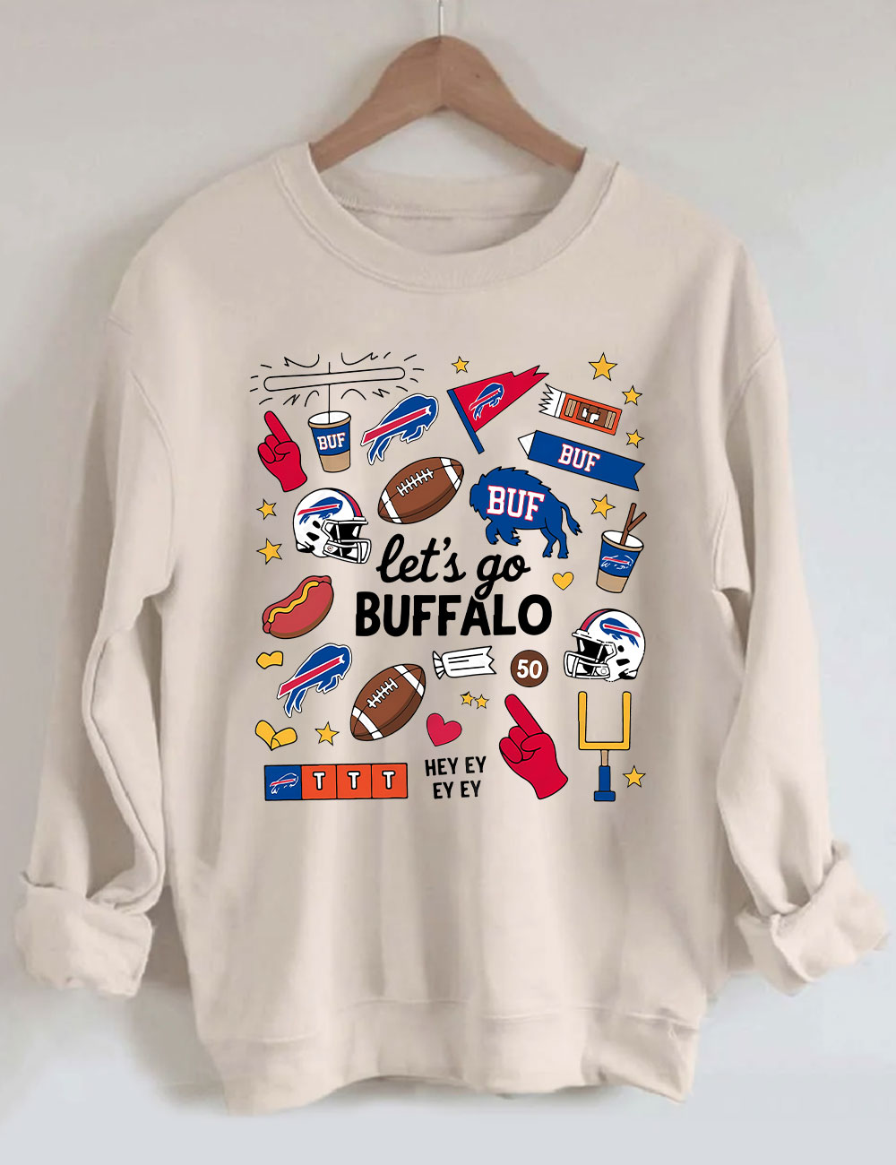 Let's Go Funny Buffalo Funny Sweatshirt