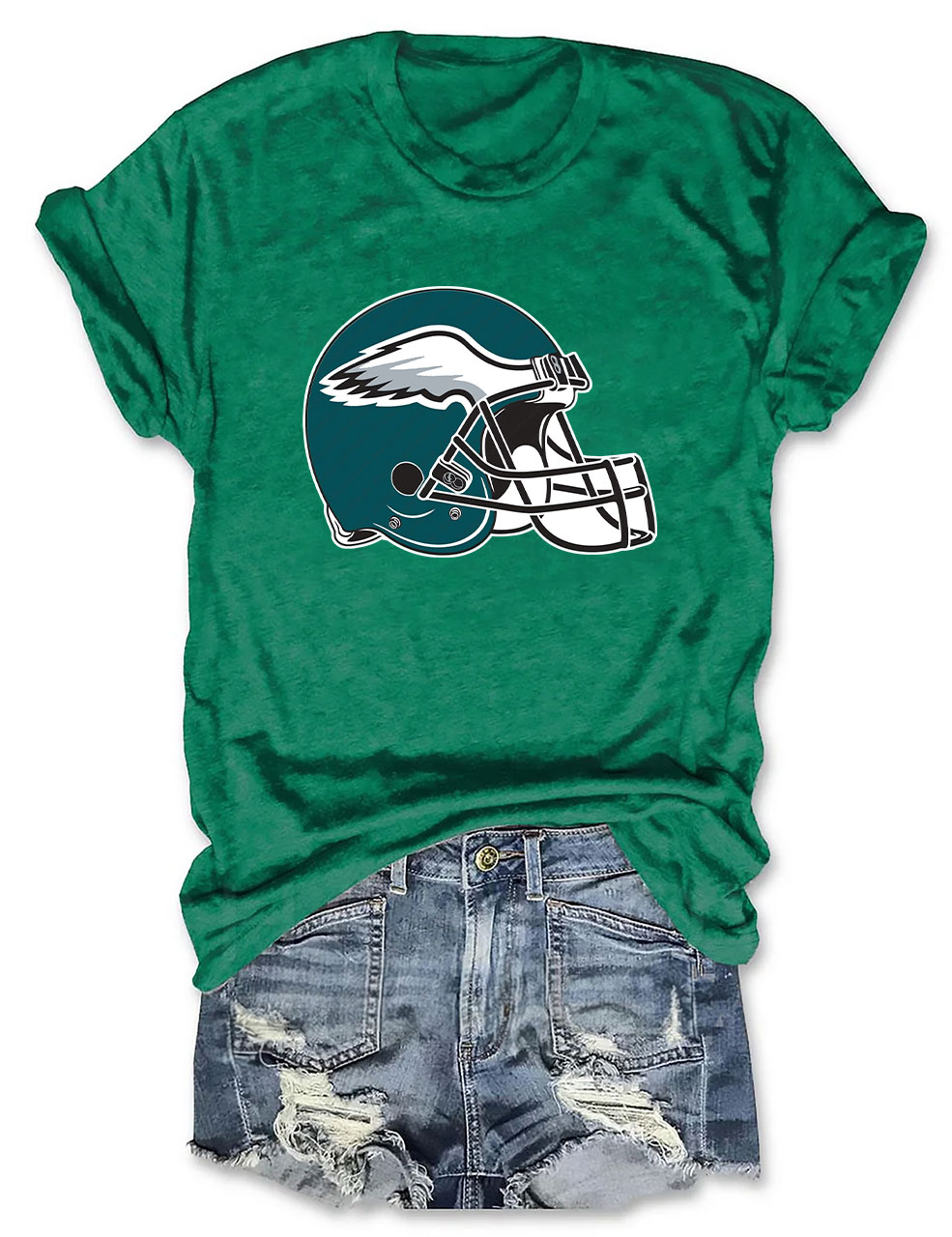 Eagles Helmet Football T-Shirt