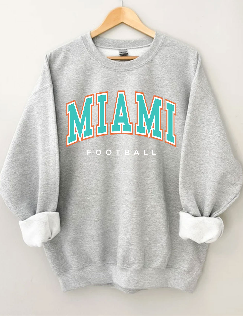 Miami Dolphins Football Sweatshirt