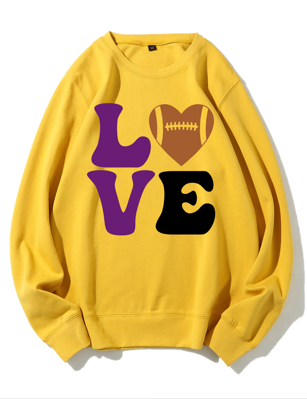 Love Ravens Football Sweatshirt