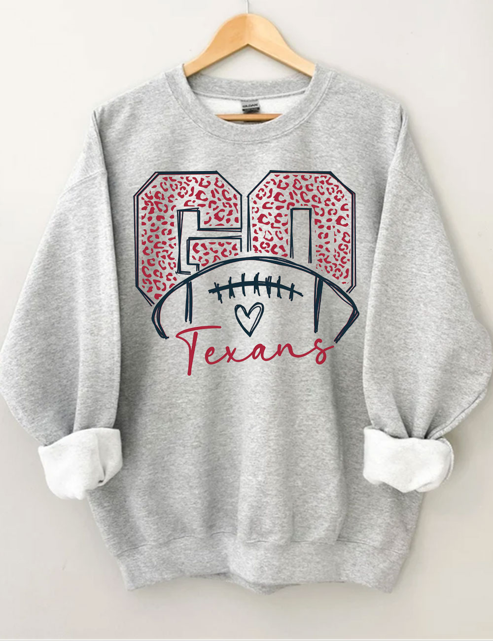 Go Texans Football Sweatshirt