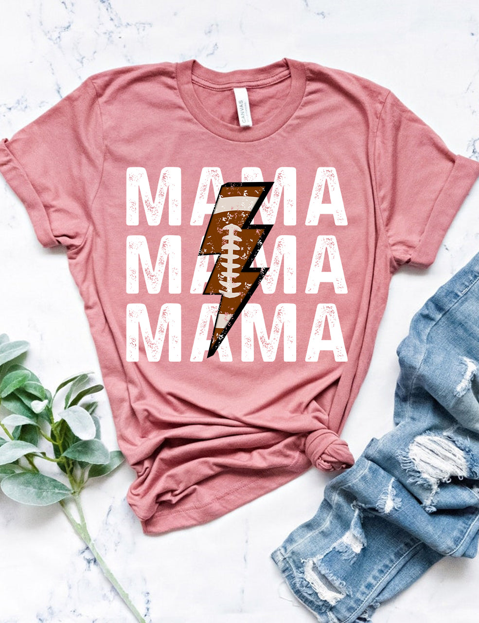 Football Mama Custom T-shirt