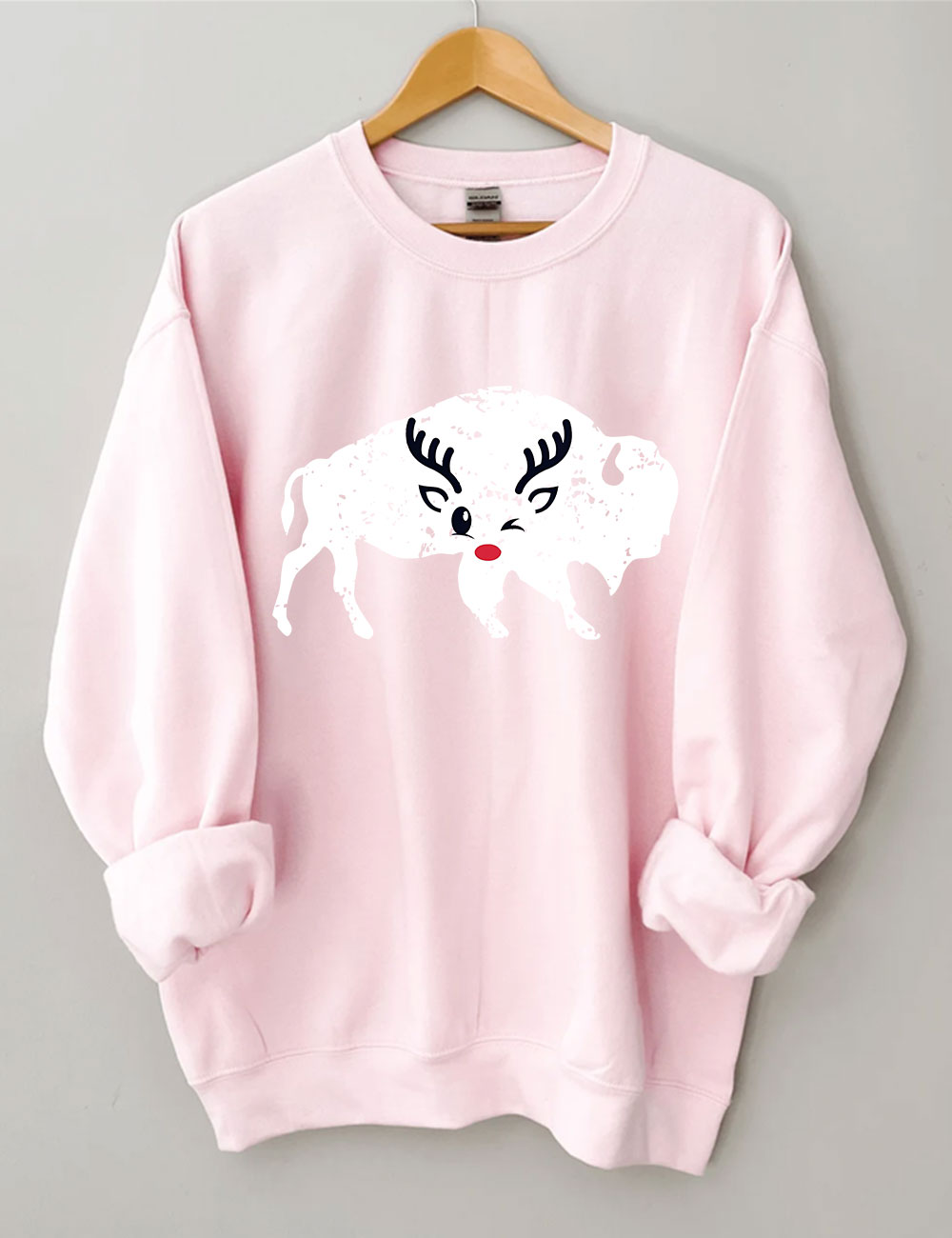 Tis the Season Buffalo Christmas Football Sweatshirt