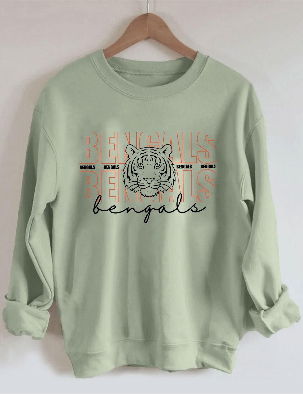 Bengals Tiger Funny Football Sweatshirt