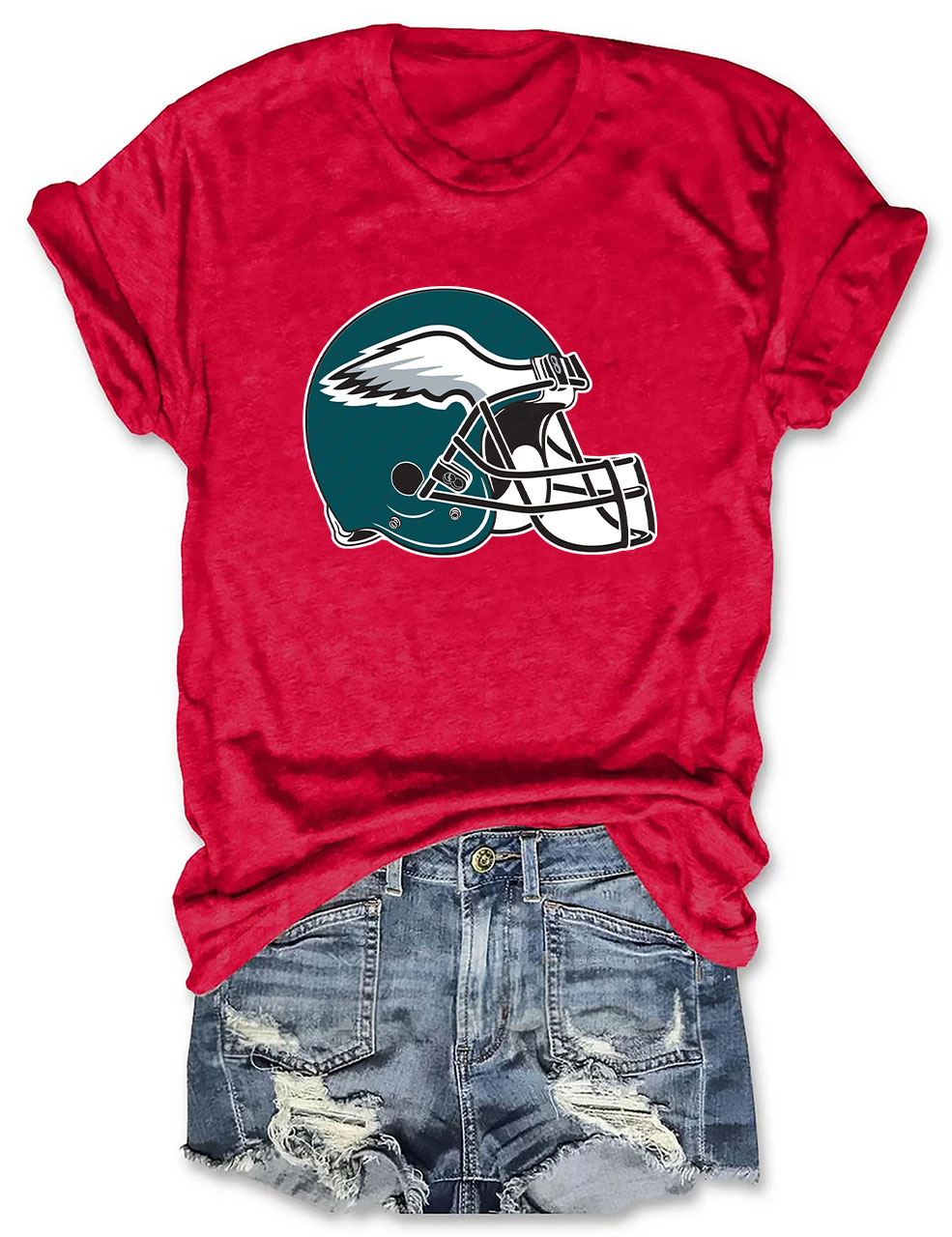 Eagles Helmet Football T-Shirt
