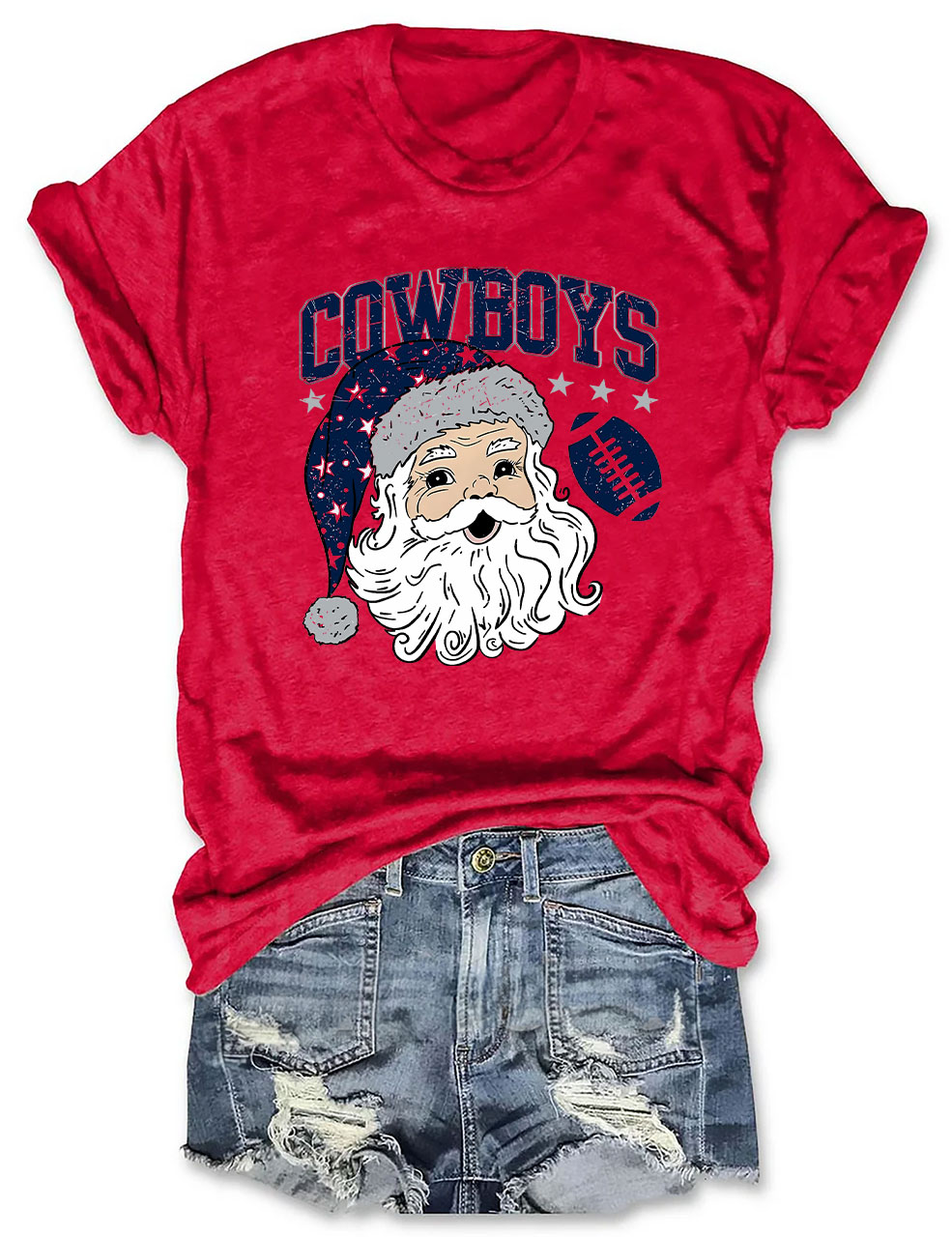 Christmas Dallas Football T-Shirt