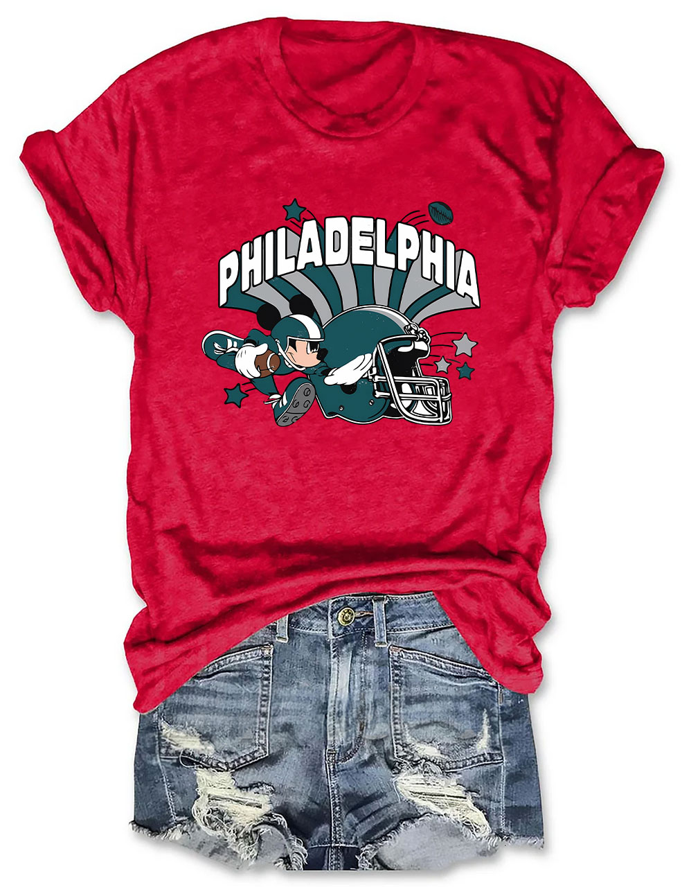 Philadelphia Mickey Football T-Shirt