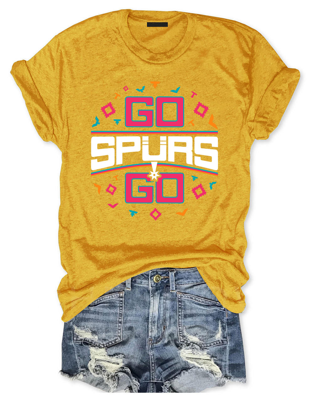 Go Spurs Go Funny Basketball T-shirt