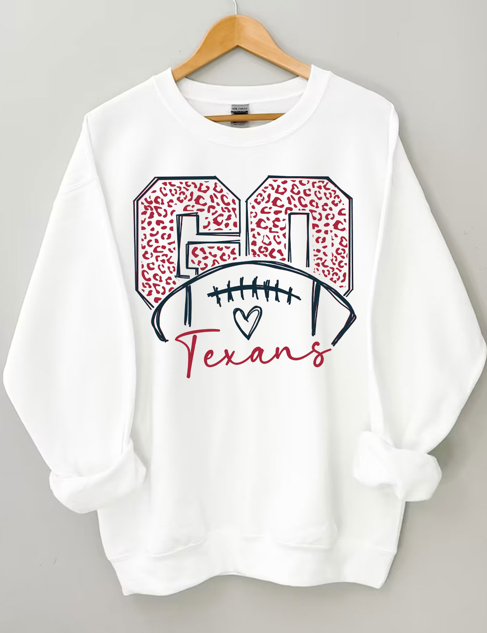 Go Texans Football Sweatshirt