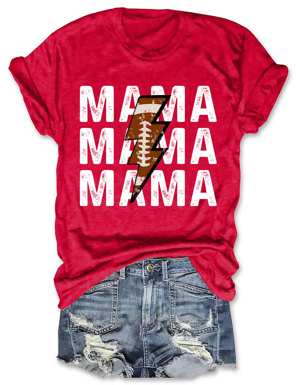 Football Mama Custom T-shirt