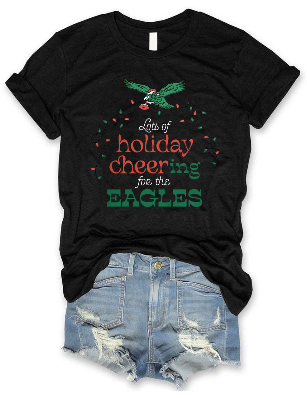 Philadelphia Eagles Holiday Cheer Christmas EaglesT-Shirt