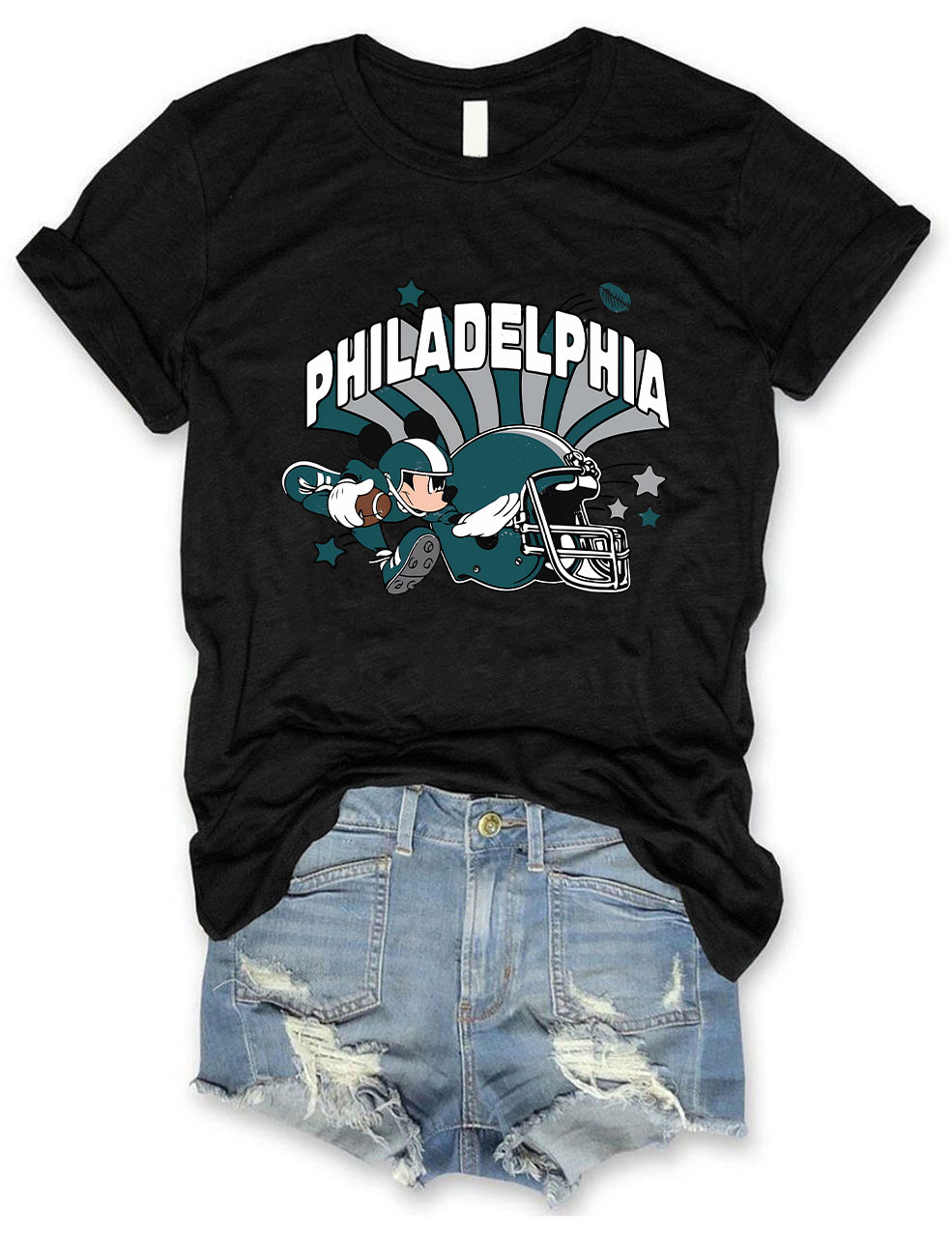 Philadelphia Mickey Football T-Shirt