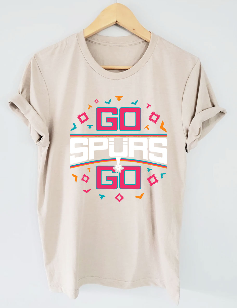 Go Spurs Go Funny Basketball T-shirt