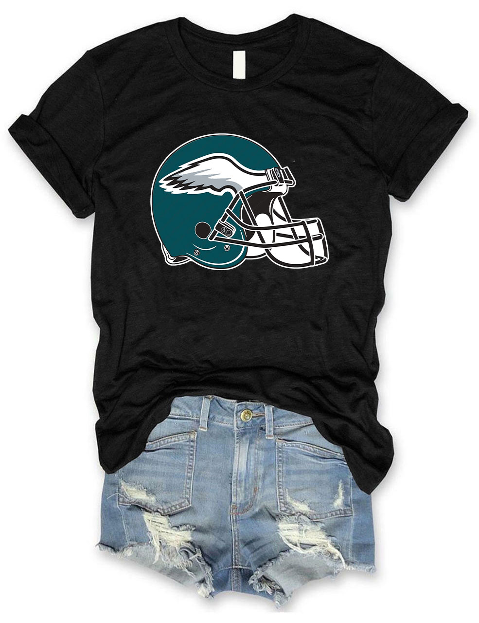 Eagles Helmet Football T-Shirt