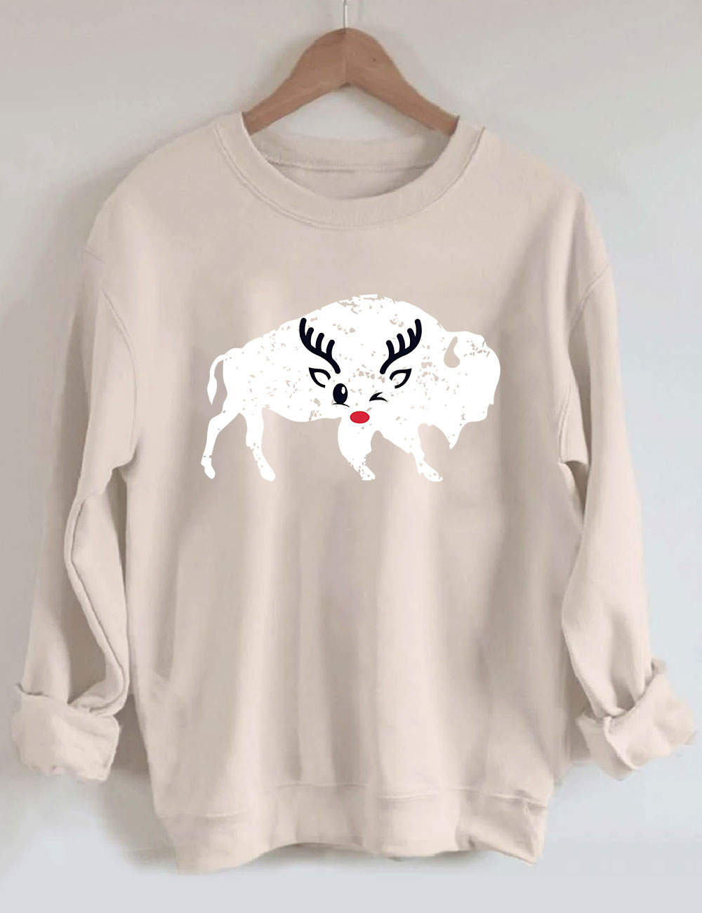 Tis the Season Buffalo Christmas Football Sweatshirt