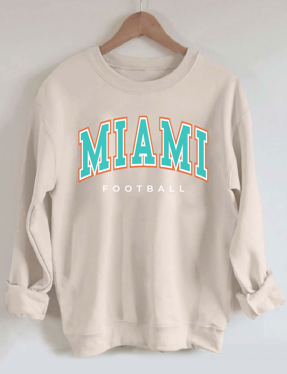 Miami Dolphins Football Sweatshirt