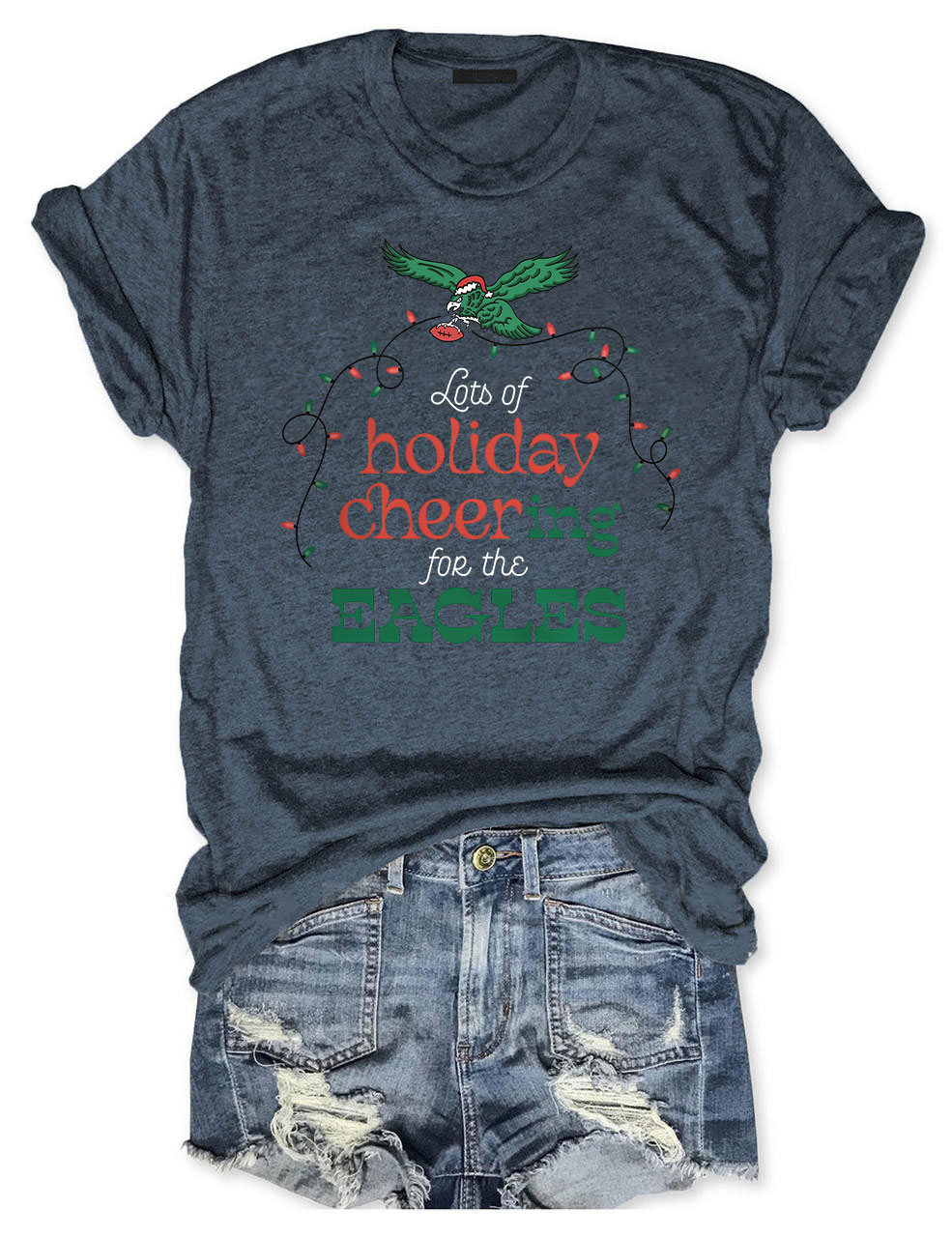 Philadelphia Eagles Holiday Cheer Christmas EaglesT-Shirt