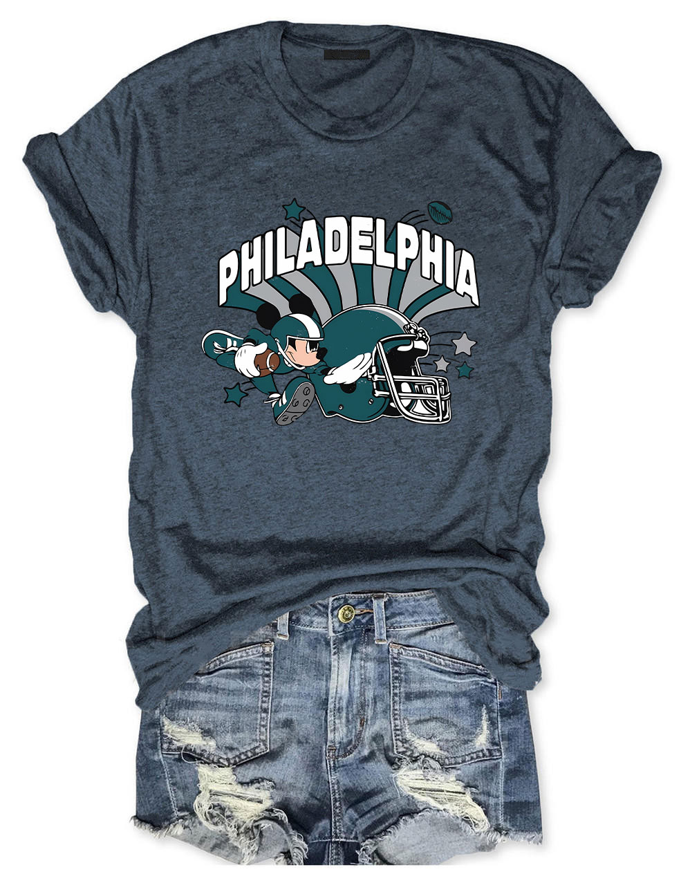 Philadelphia Mickey Football T-Shirt