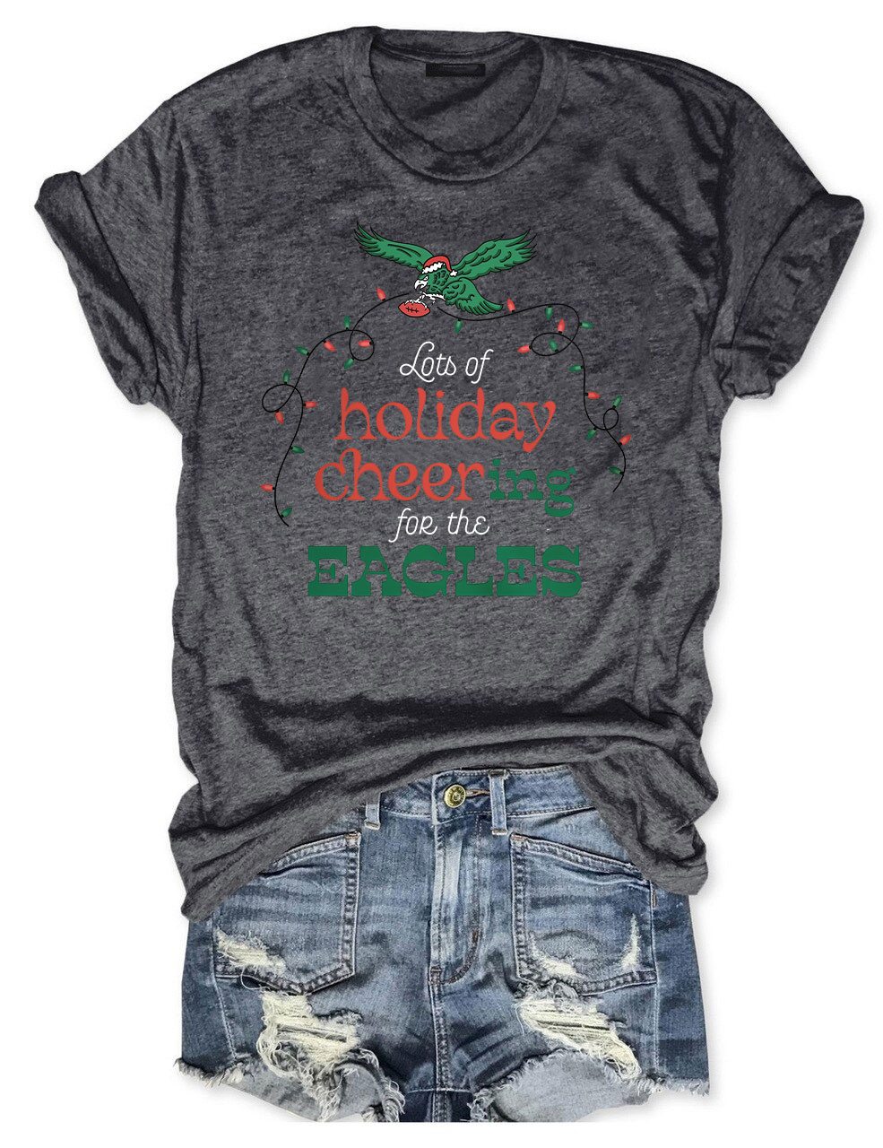 Philadelphia Eagles Holiday Cheer Christmas EaglesT-Shirt