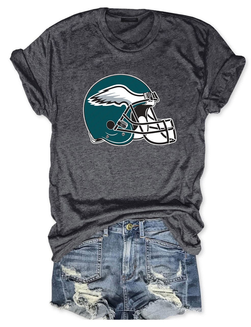 Eagles Helmet Football T-Shirt