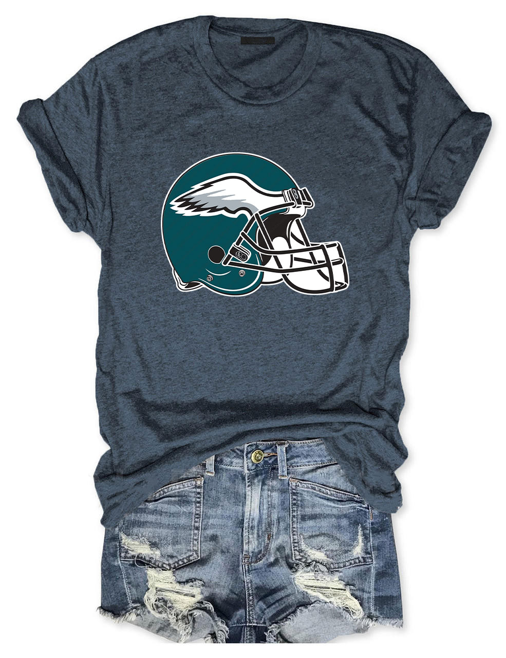 Eagles Helmet Football T-Shirt