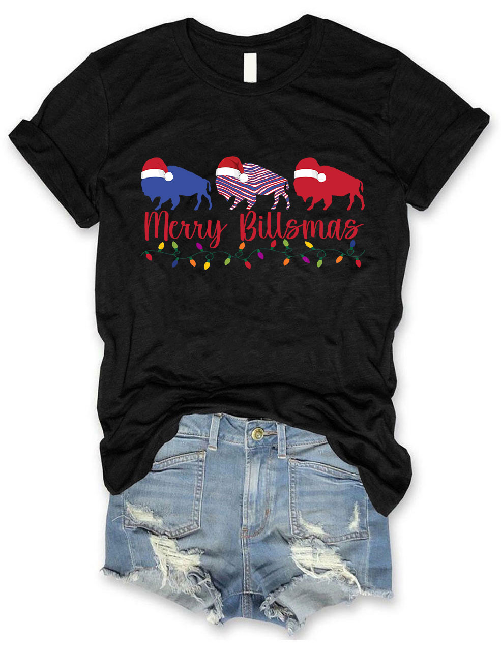 Buffalo Trio Christmas Trees T-Shirt