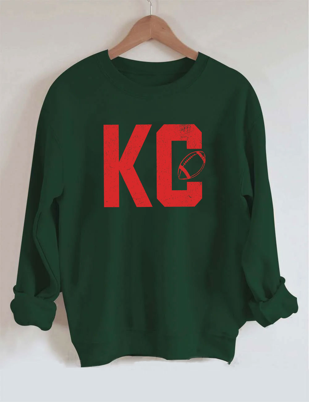 KC Kansas City Football Sweatshirt