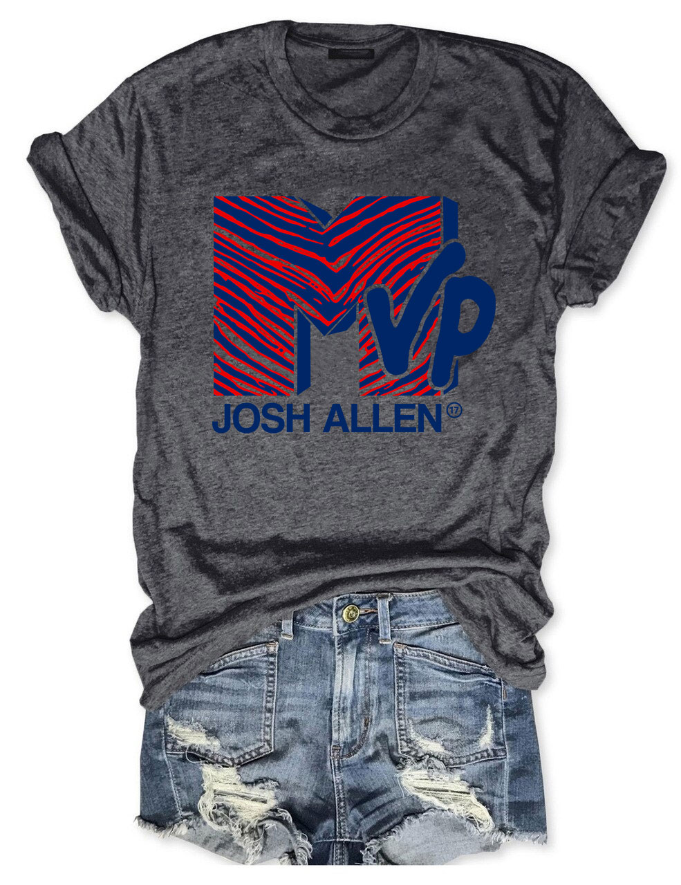 Josh Allen 17 MVP Tee Buffalo Funny T-Shirt