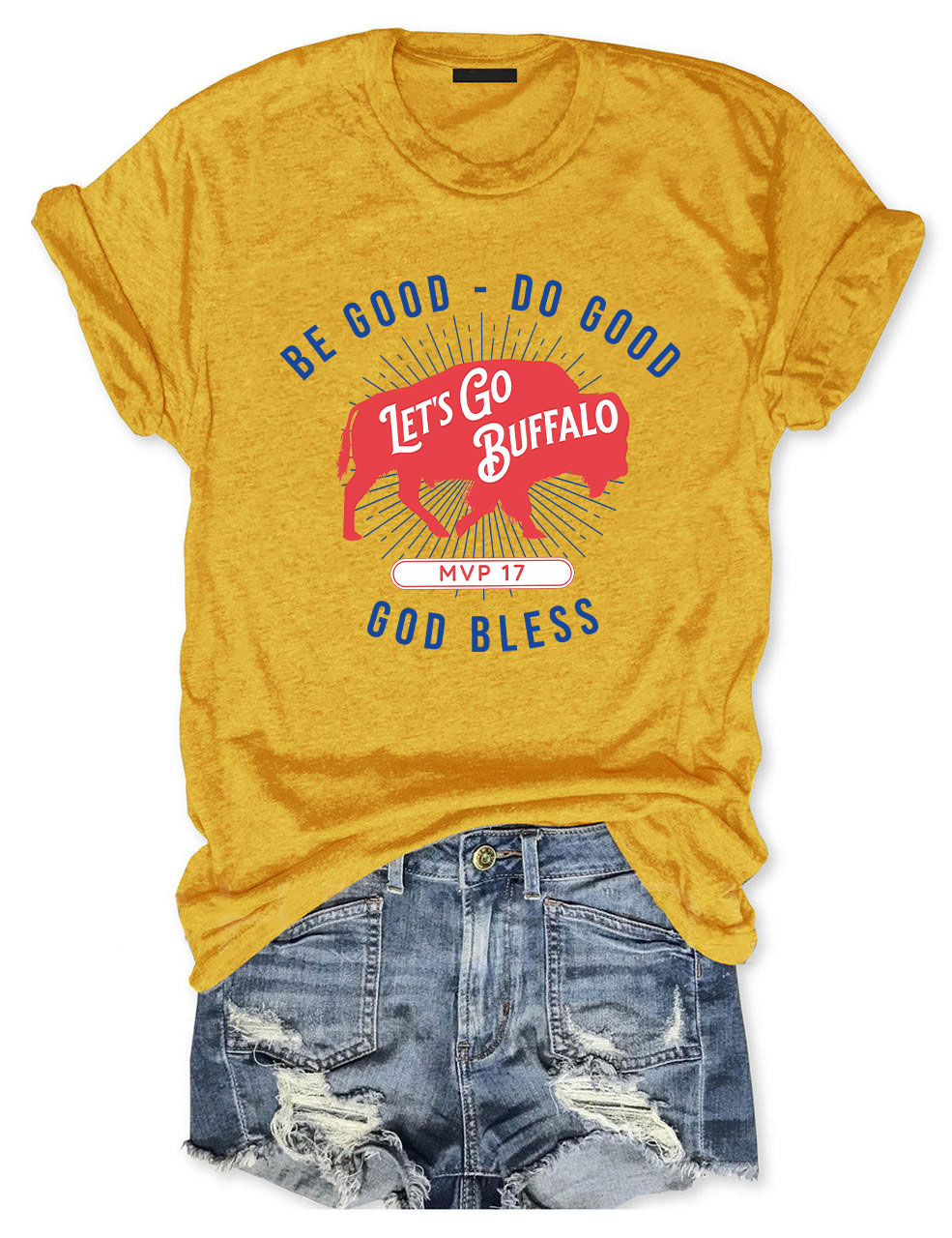 Be Good Do Good Josh MVP Buffalo Football T-Shirt