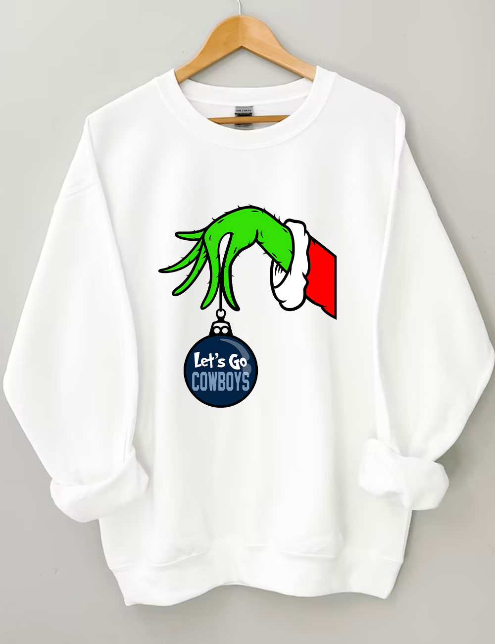 Grinch Cowboys Christmas Sweatshirt
