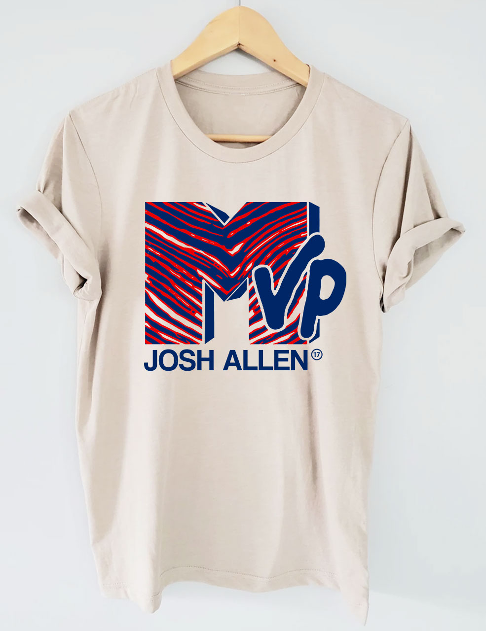 Josh Allen 17 MVP Tee Buffalo Funny T-Shirt