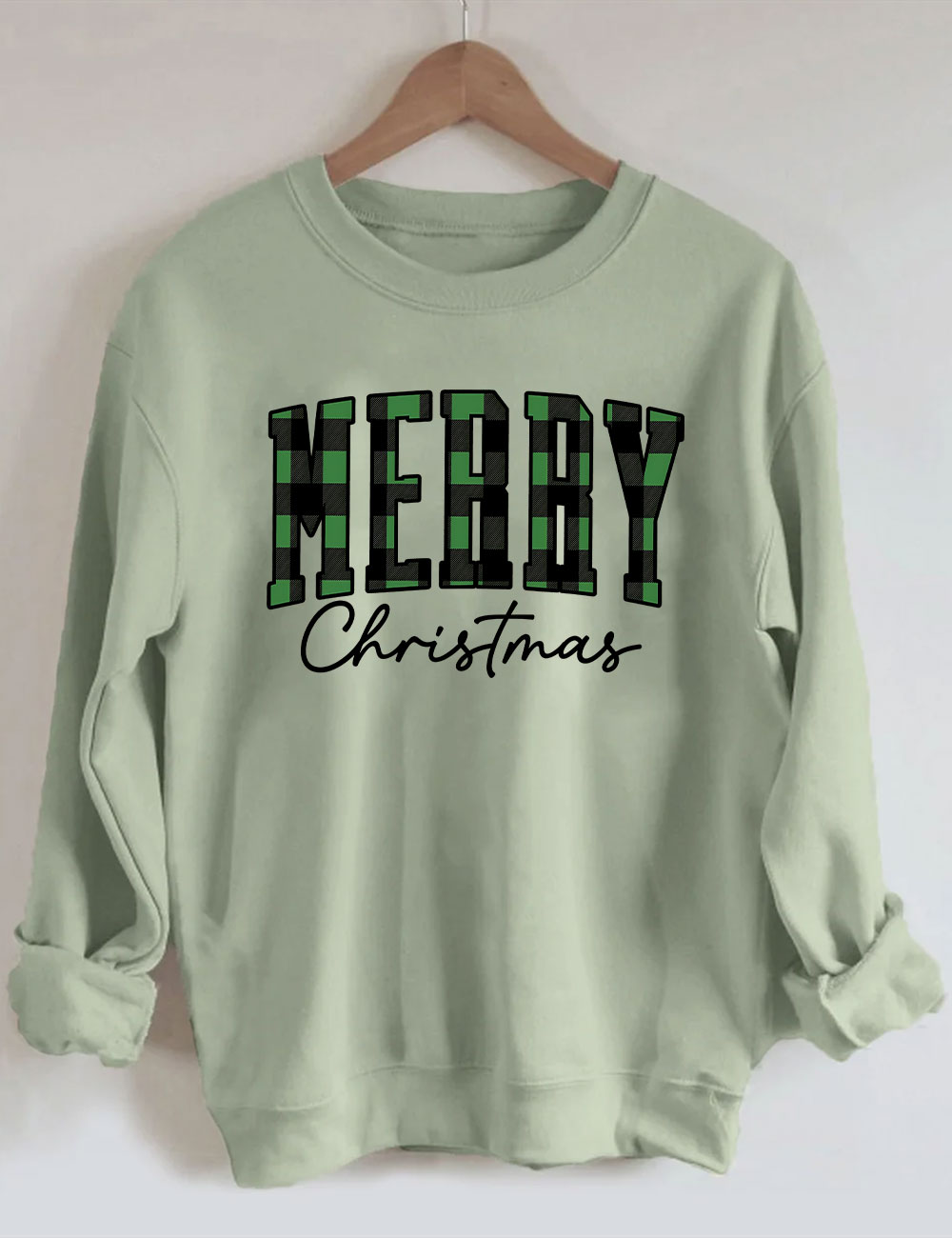 Buffalo Plaid Merry Christmas Sweatshirt