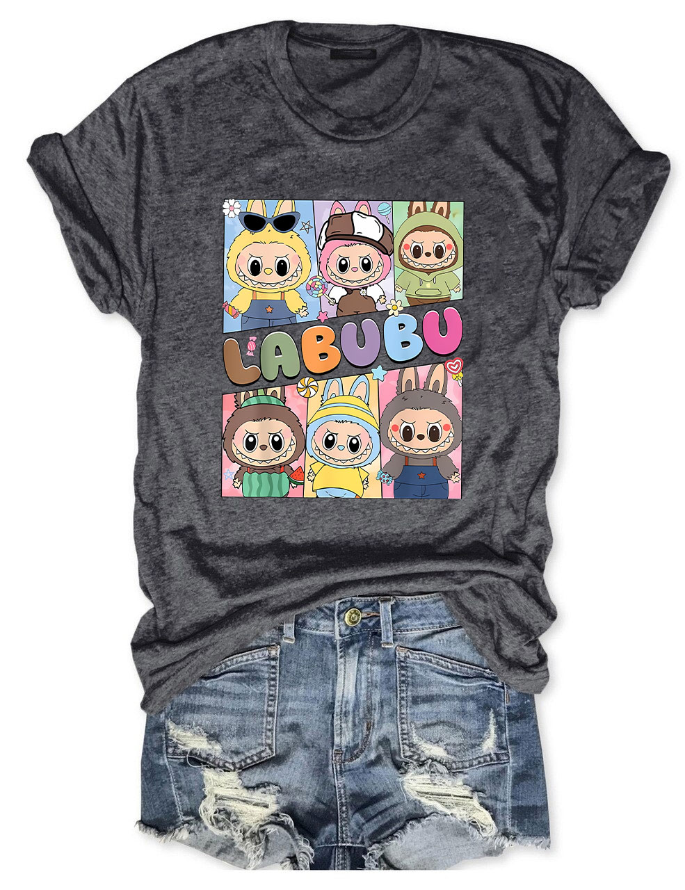 Labubu Cartoon Character T-Shirt