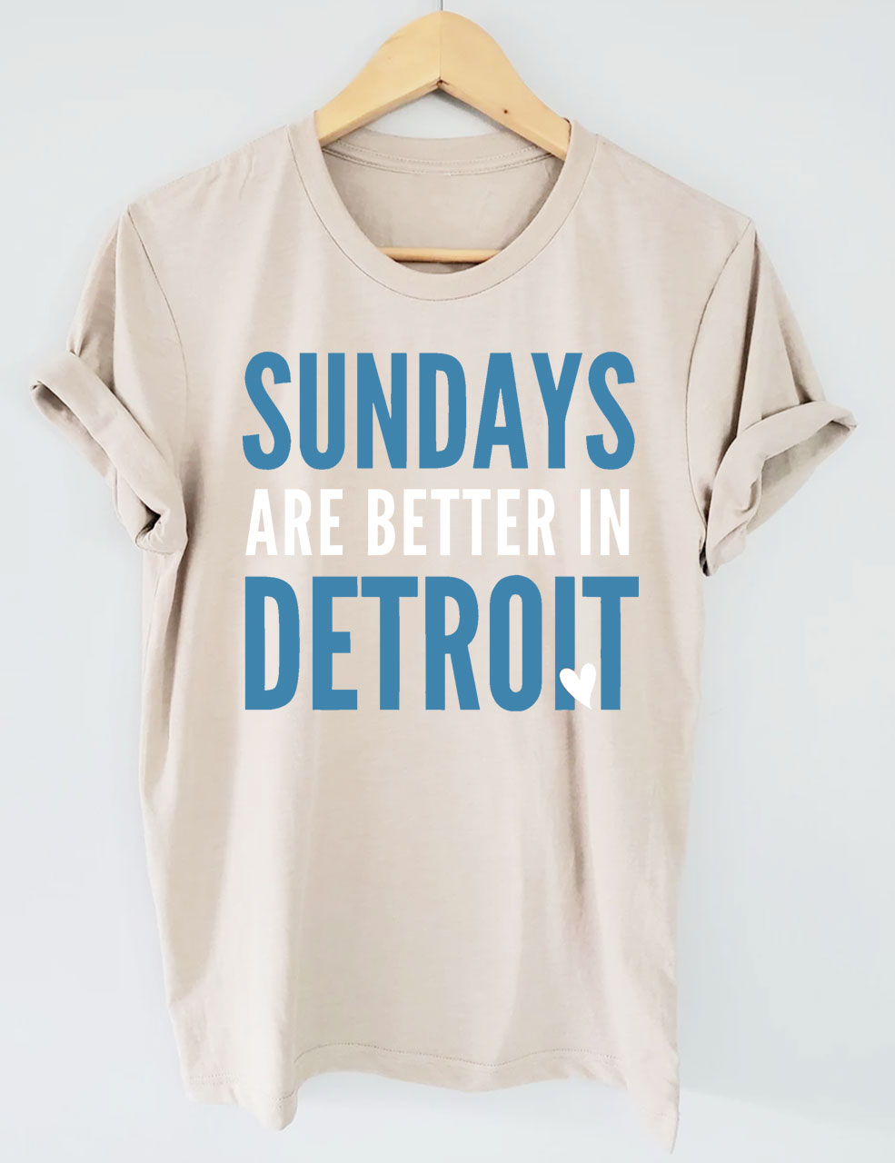 Sundays Are Better In Detroit Football T-Shirt