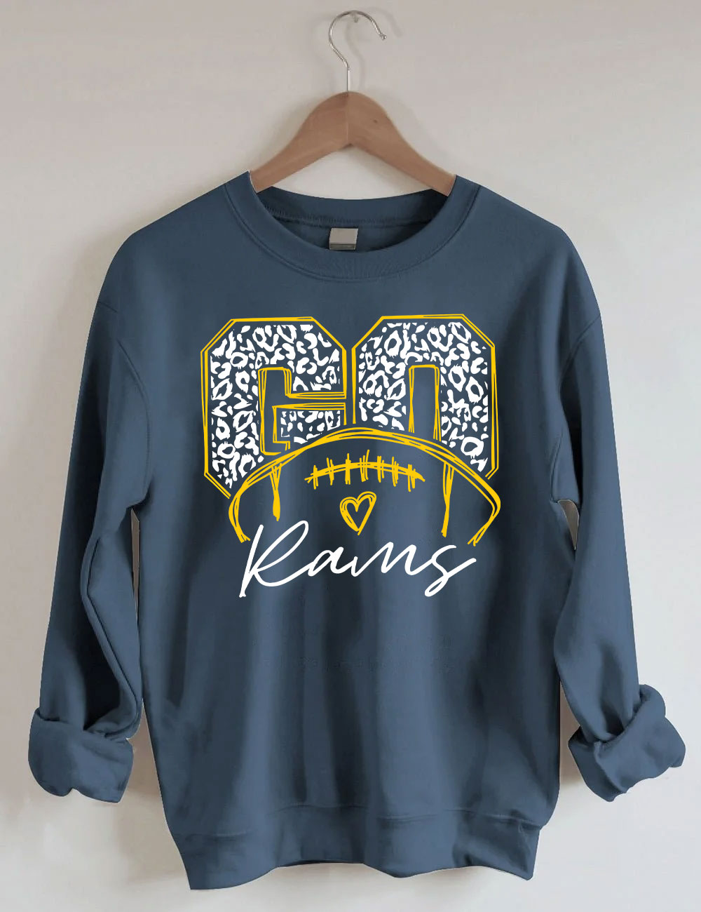 Leopard Go Ravens Sweatshirt