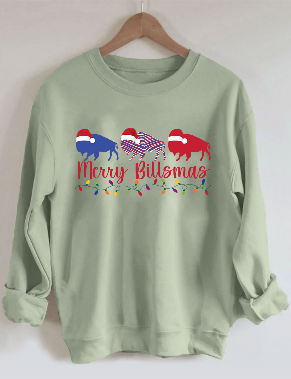 Buffalo Trio Christmas Trees Sweatshirt